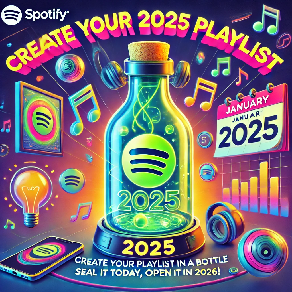 Create Your 2025 Playlist in a Bottle with Spotify